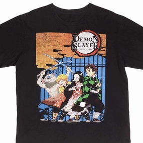 VINTAGE KIMETSU NO YAIBA DEMON SLAYER ANIME 2000S TEE SHIRT SIZE XL