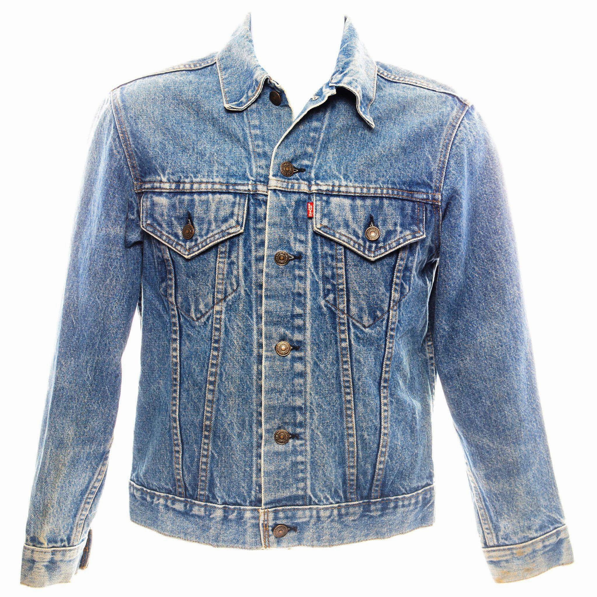 VINTAGE LEVIS JACKET SINGLE STITCH SIZE 36 MADE IN USA
