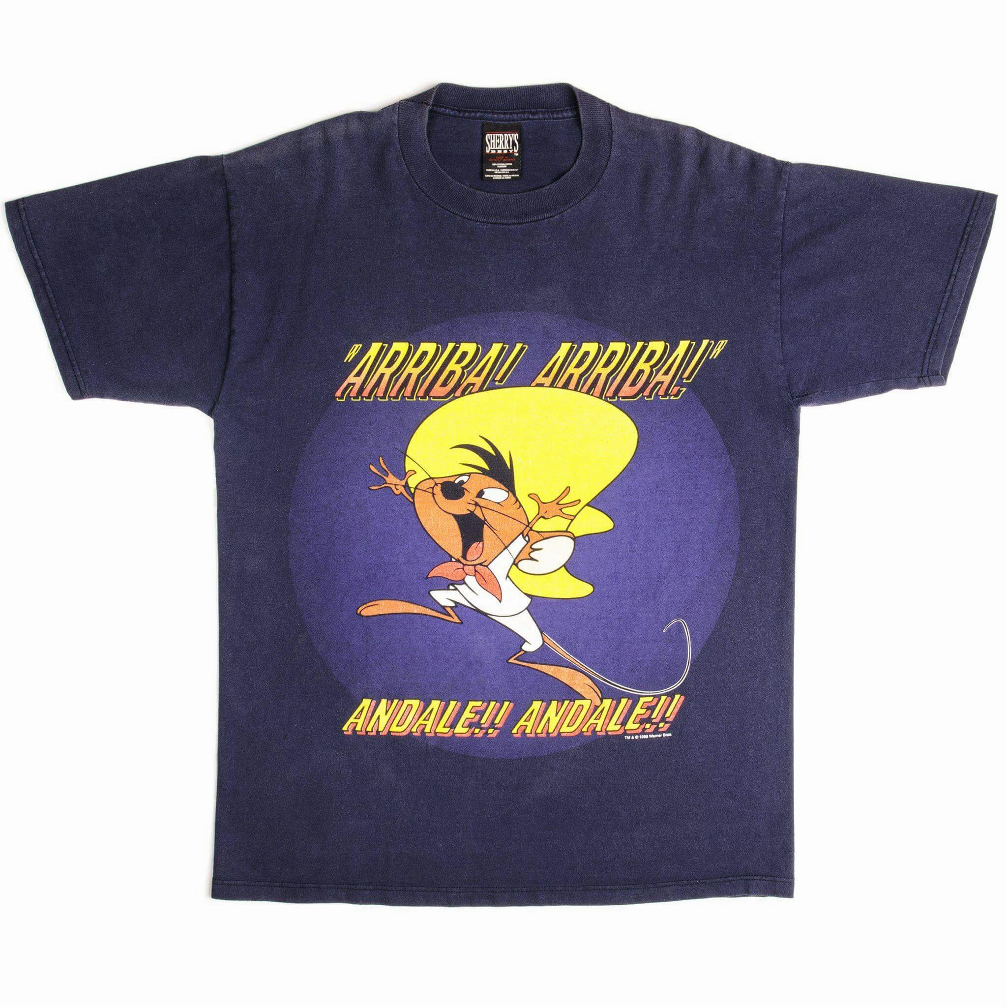 VINTAGE LOONEY TUNE SPEEDY GONZALES TEE SHIRT 1998 SIZE MEDIUM MADE IN USA