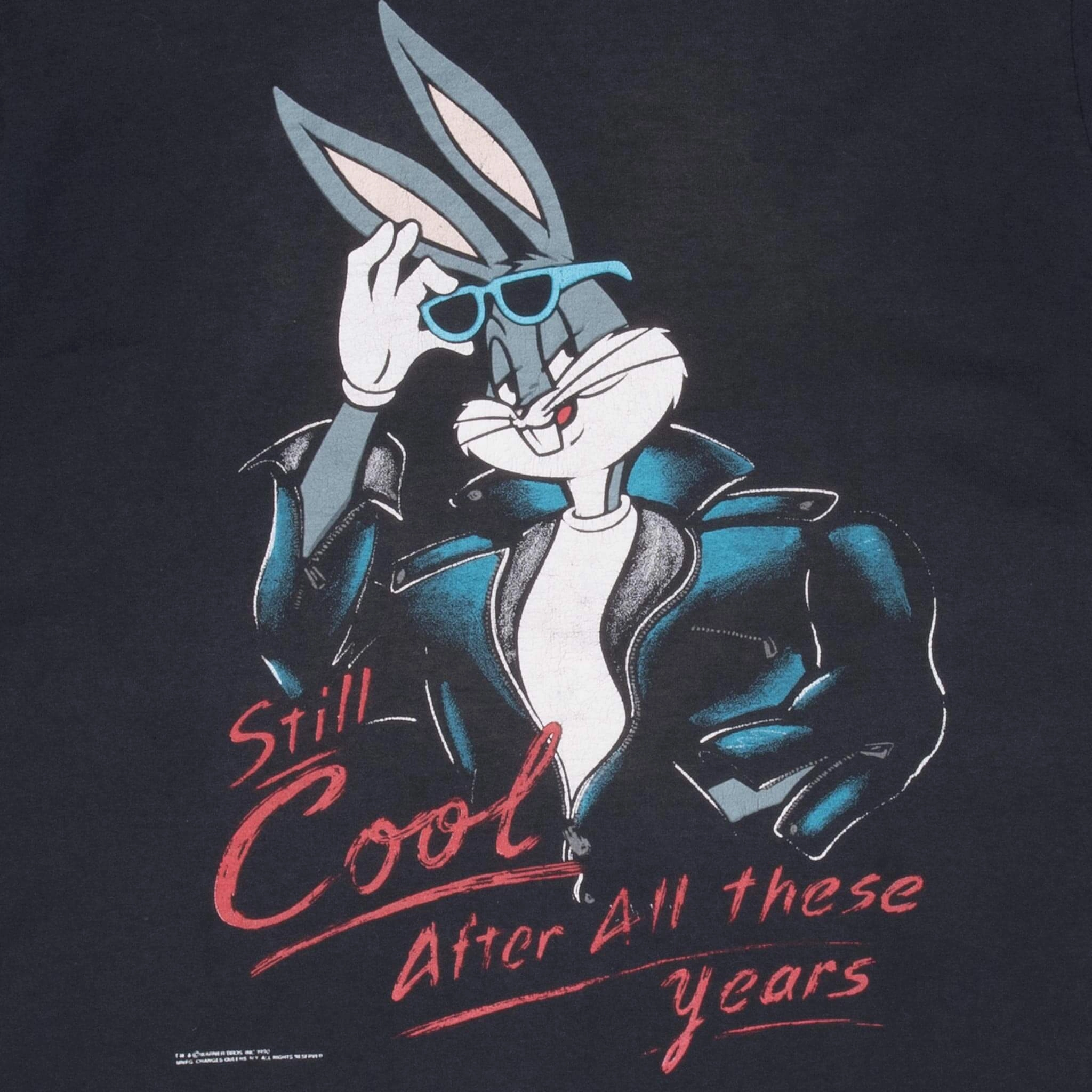VINTAGE LOONEY TUNES BUGS BUNNY 1990 TEE SHIRT LARGE MADE IN USA