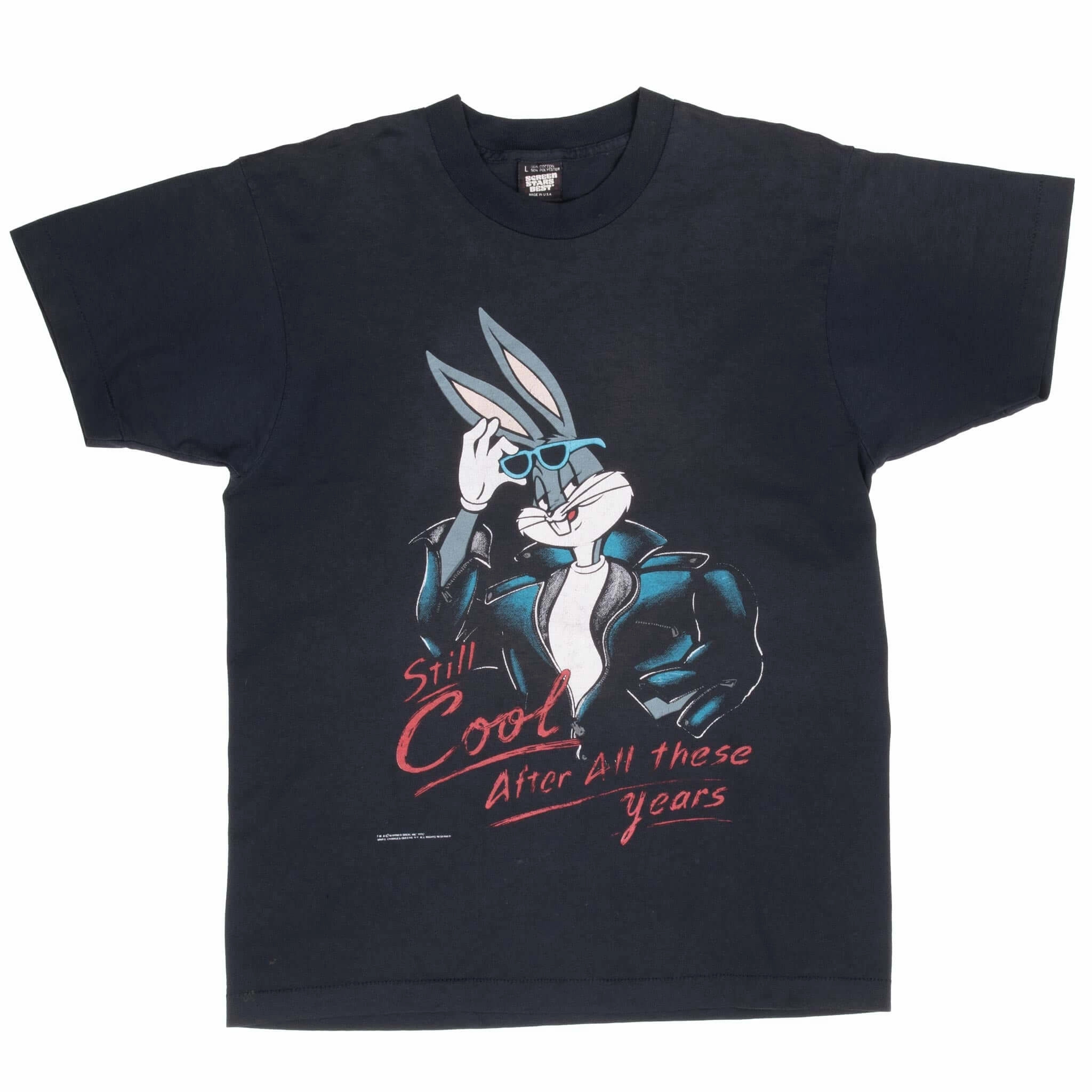 VINTAGE LOONEY TUNES BUGS BUNNY 1990 TEE SHIRT LARGE MADE IN USA