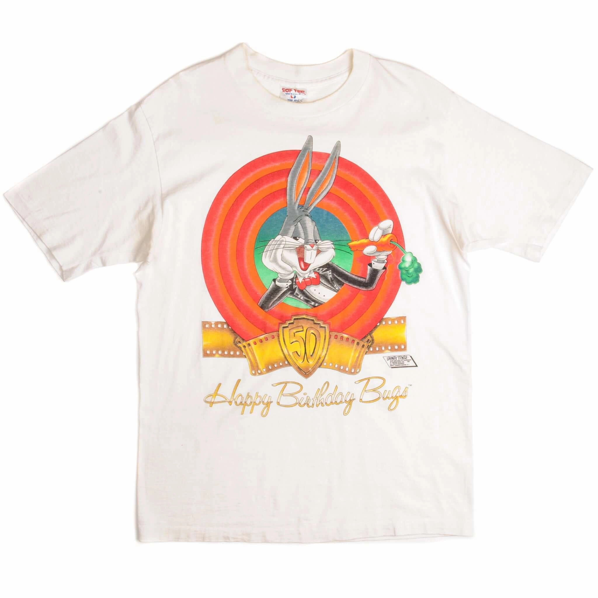 VINTAGE LOONEY TUNES BUGS BUNNY TEE SHIRT 1990 SIZE MEDIUM MADE IN USA