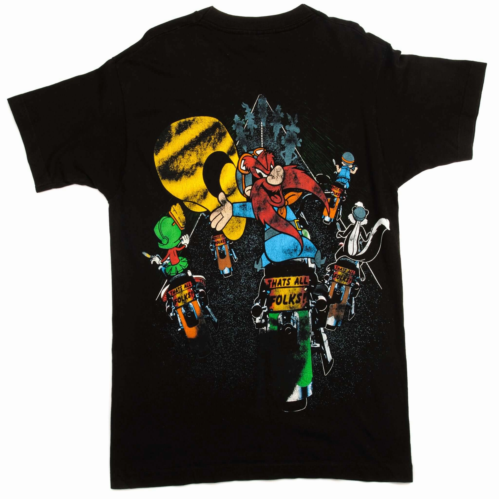 VINTAGE LOONEY TUNES ON BIKES TEE SHIRT 1993 SIZE LARGE MADE IN USA