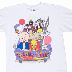 VINTAGE LOONEY TUNES ROCKET TEE SHIRT 1993 SIZE XL MADE IN USA