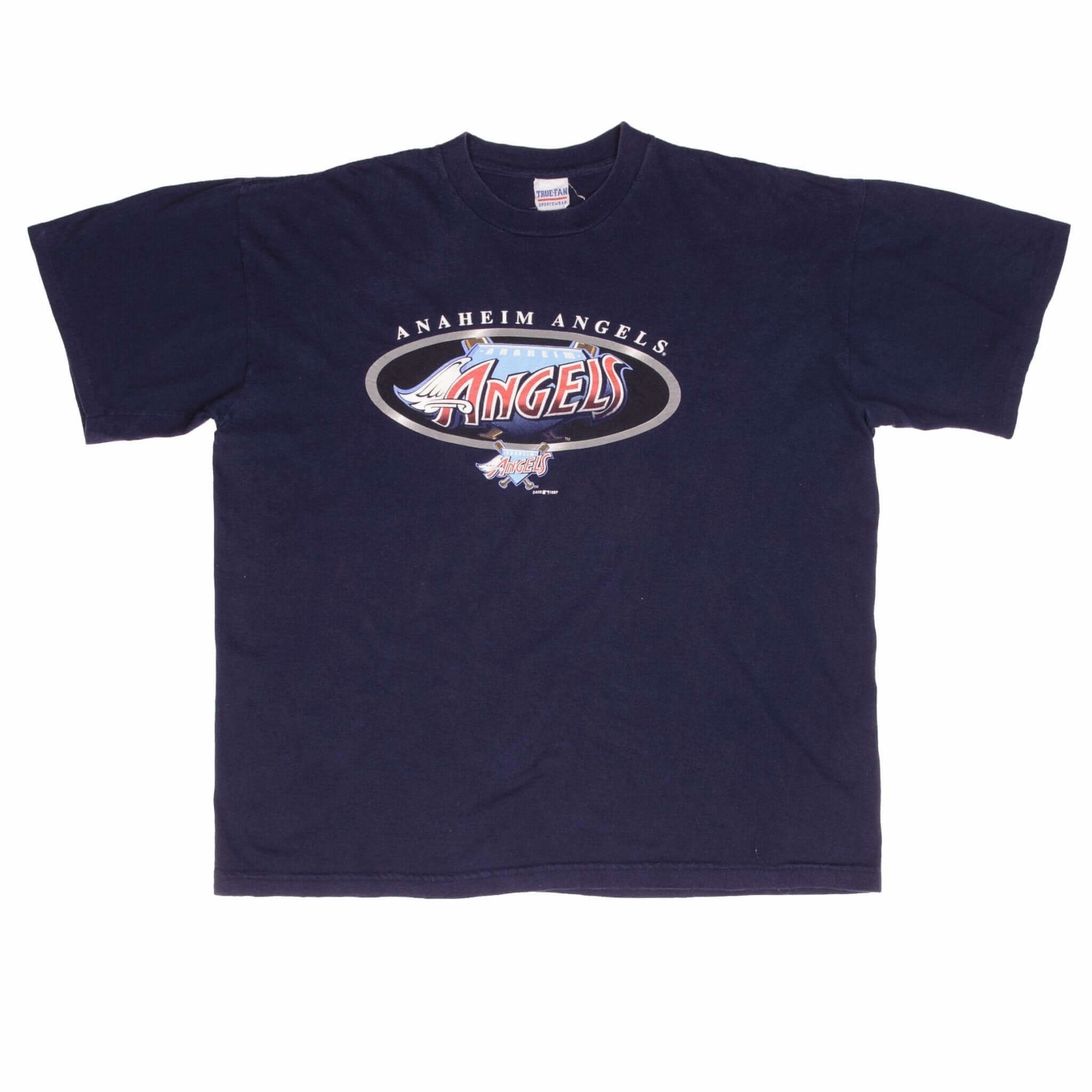 VINTAGE MLB ANAHEIM ANGELS 1997 TEE SHIRT SIZE XL