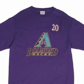 VINTAGE MLB ARIZONA DIAMONDBACKS LUIS GONZALEZ #20 2000 TEE SHIRT SIZE XL