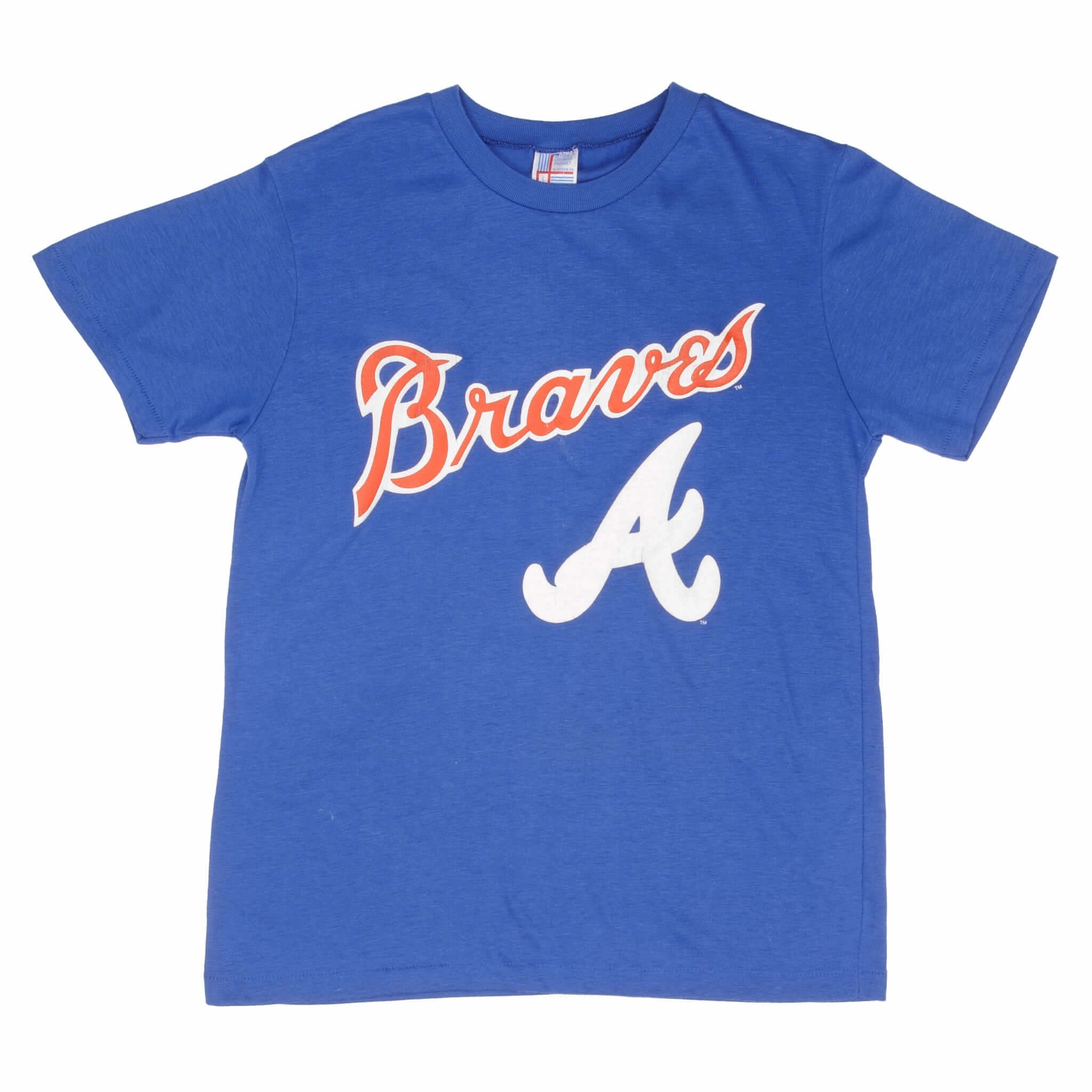 VINTAGE MLB ATLANTA BRAVES 1980S TEE SHIRT SIZE MEDIUM MADE IN USA