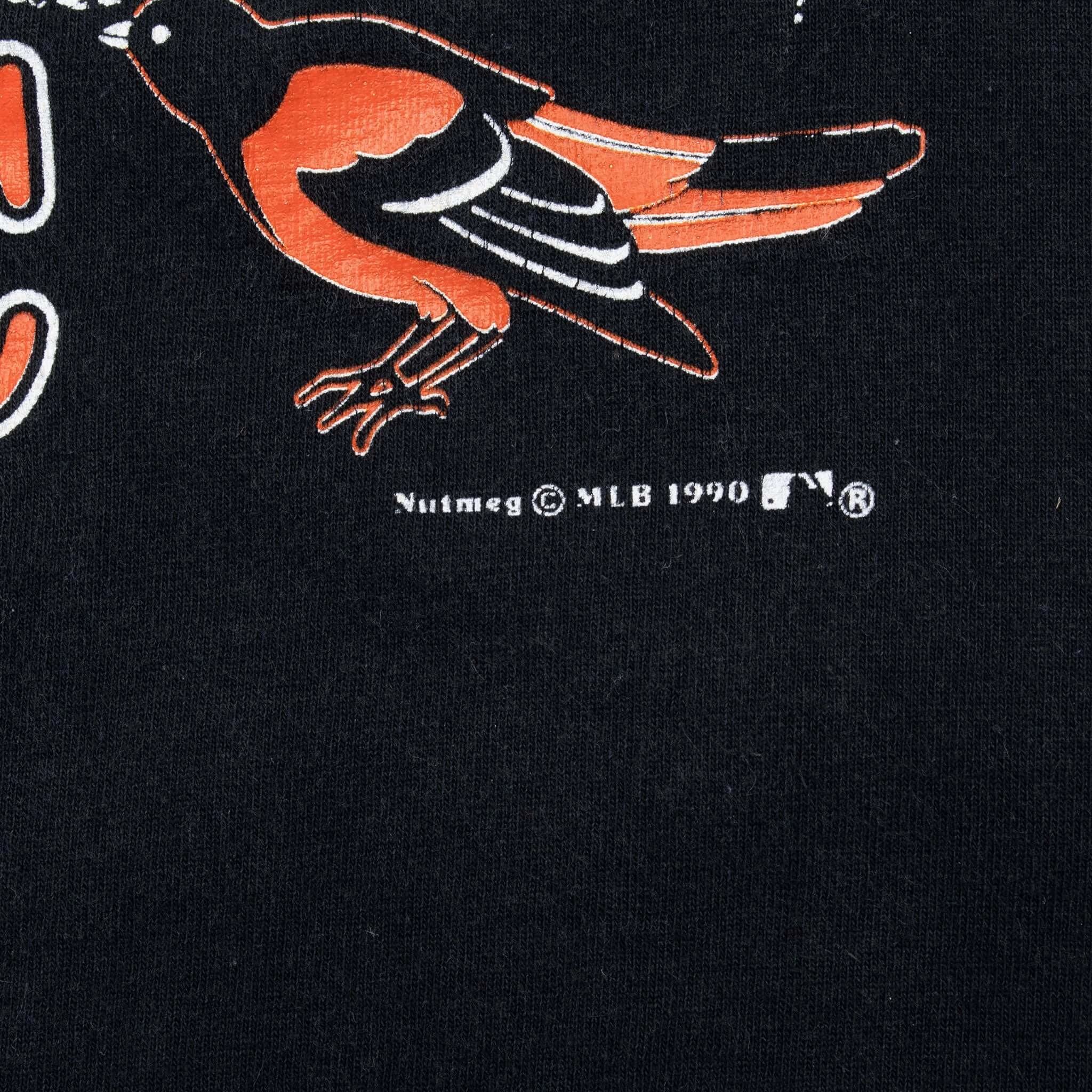 VINTAGE MLB BALTIMORE ORIOLES 1990 TEE SHIRT LARGE MADE IN USA