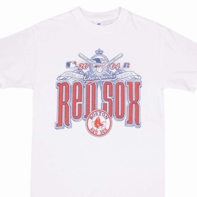VINTAGE MLB BOSTON RED SOX CHAMPIONS 2004 TEE SHIRT SIZE MEDIUM