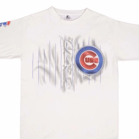 VINTAGE MLB CHICAGO CUBS KERRY WOOD 1998 TEE SHIRT SIZE MEDIUM MADE IN USA