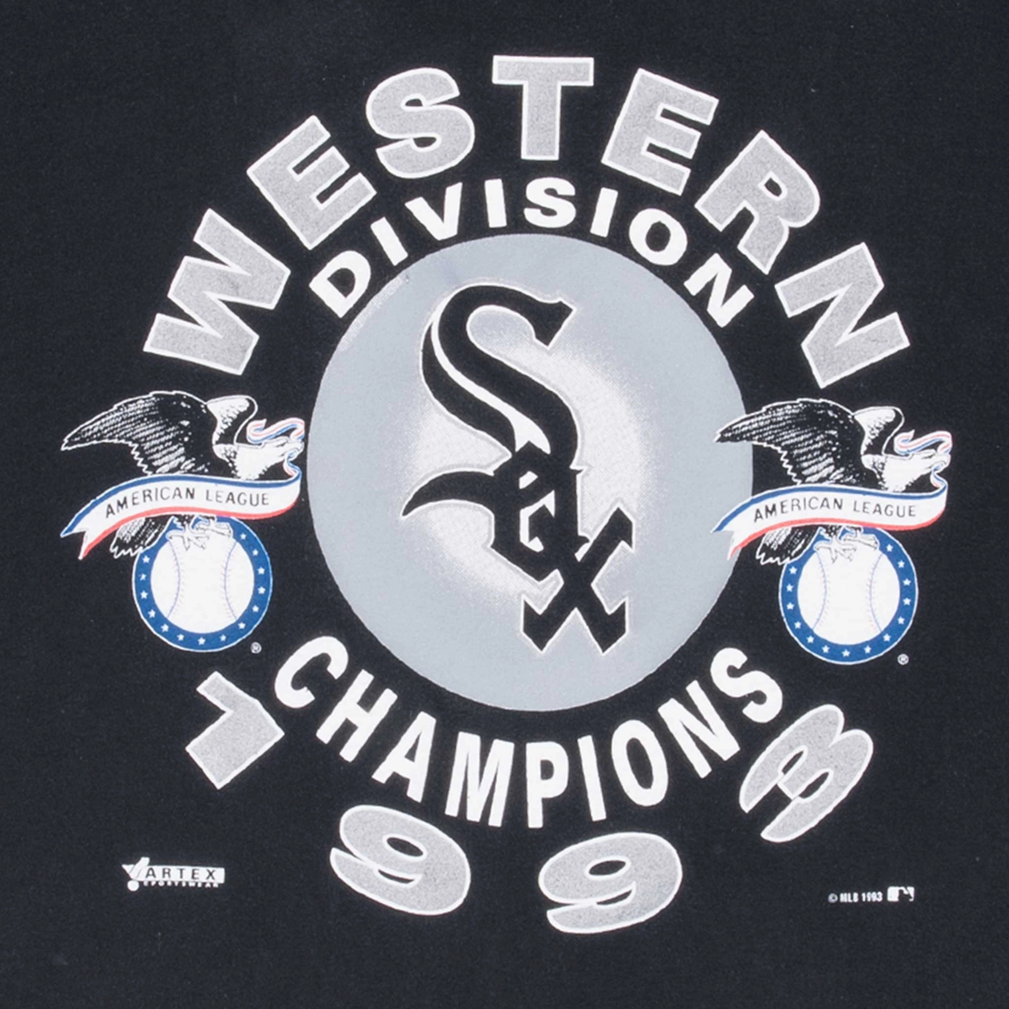 VINTAGE MLB CHICAGO WHITE SOX 1993 TEE SHIRT XL MADE IN USA