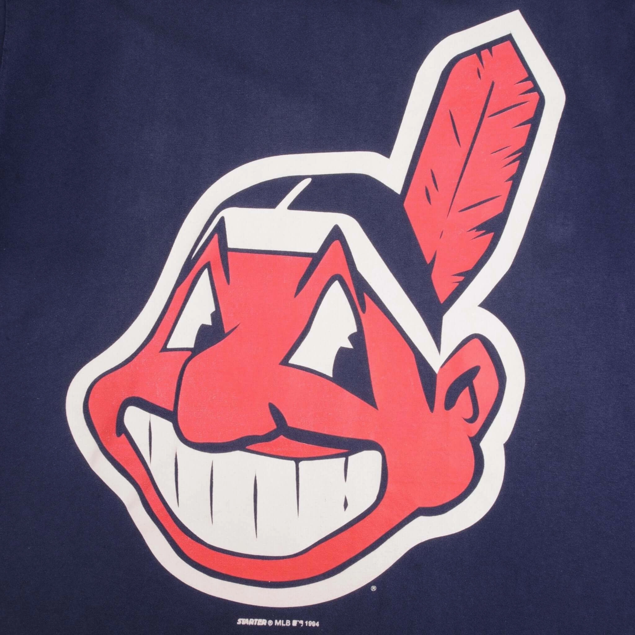 VINTAGE MLB CLEVELAND INDIANS 1994 TEE SHIRT SIZE LARGE MADE IN USA