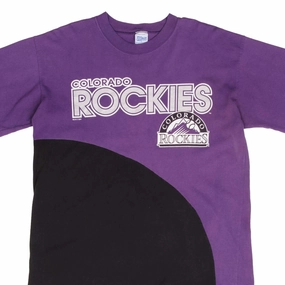 VINTAGE MLB COLORADO ROCKIES 1994 TEE SHIRT SIZE LARGE MADE IN USA