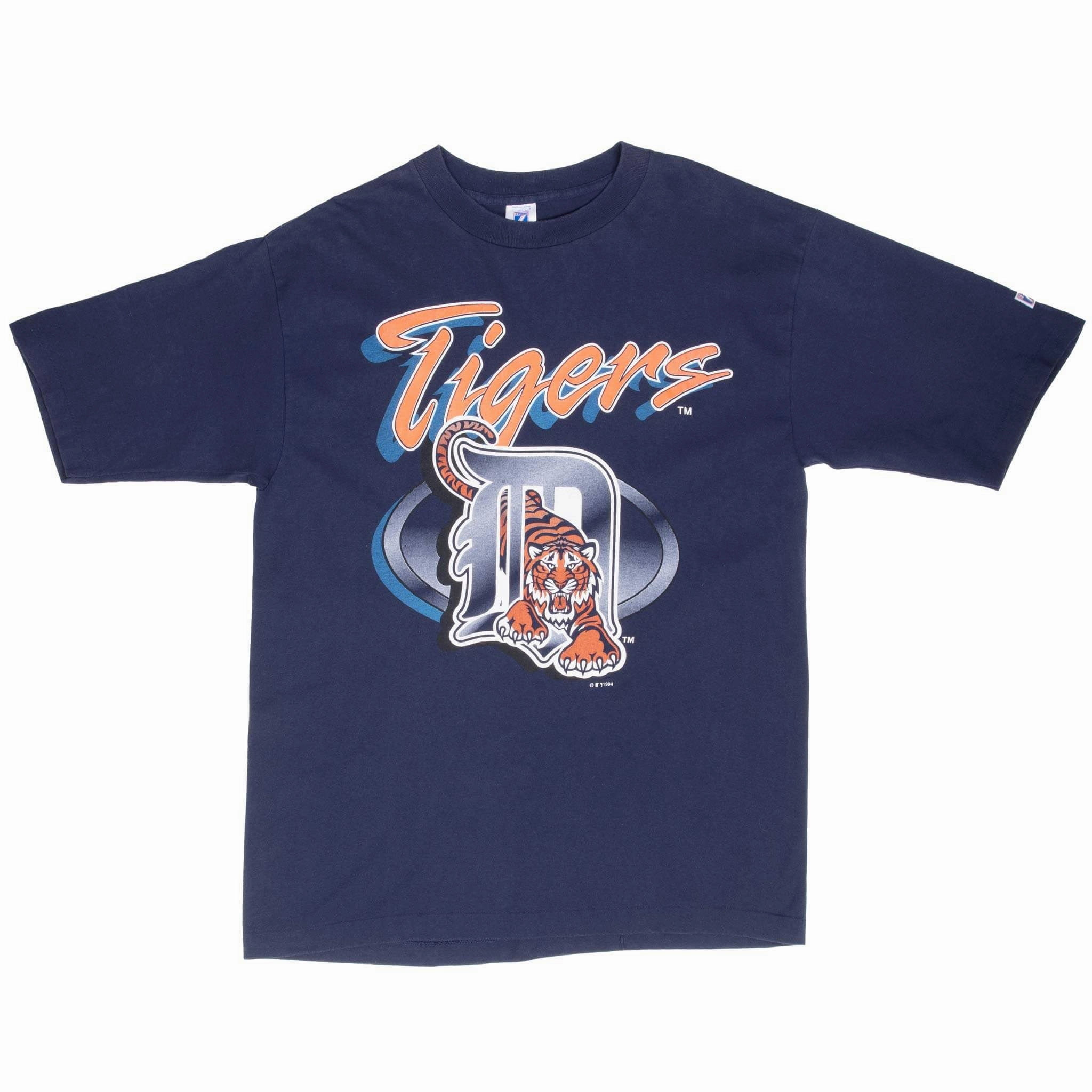 VINTAGE MLB DETROIT TIGERS 1994 TEE SHIRT LARGE MADE IN USA