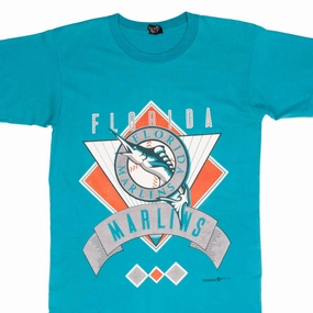 VINTAGE MLB FLORIDA MARLINS 1993 TEE SHIRT SIZE MEDIUM