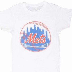 VINTAGE MLB NEW YORK METS TEE SHIRT 1980S XS MADE IN USA