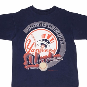 VINTAGE MLB NEW YORK NY YANKEES TEE SHIRT 1993 SIZE LARGE