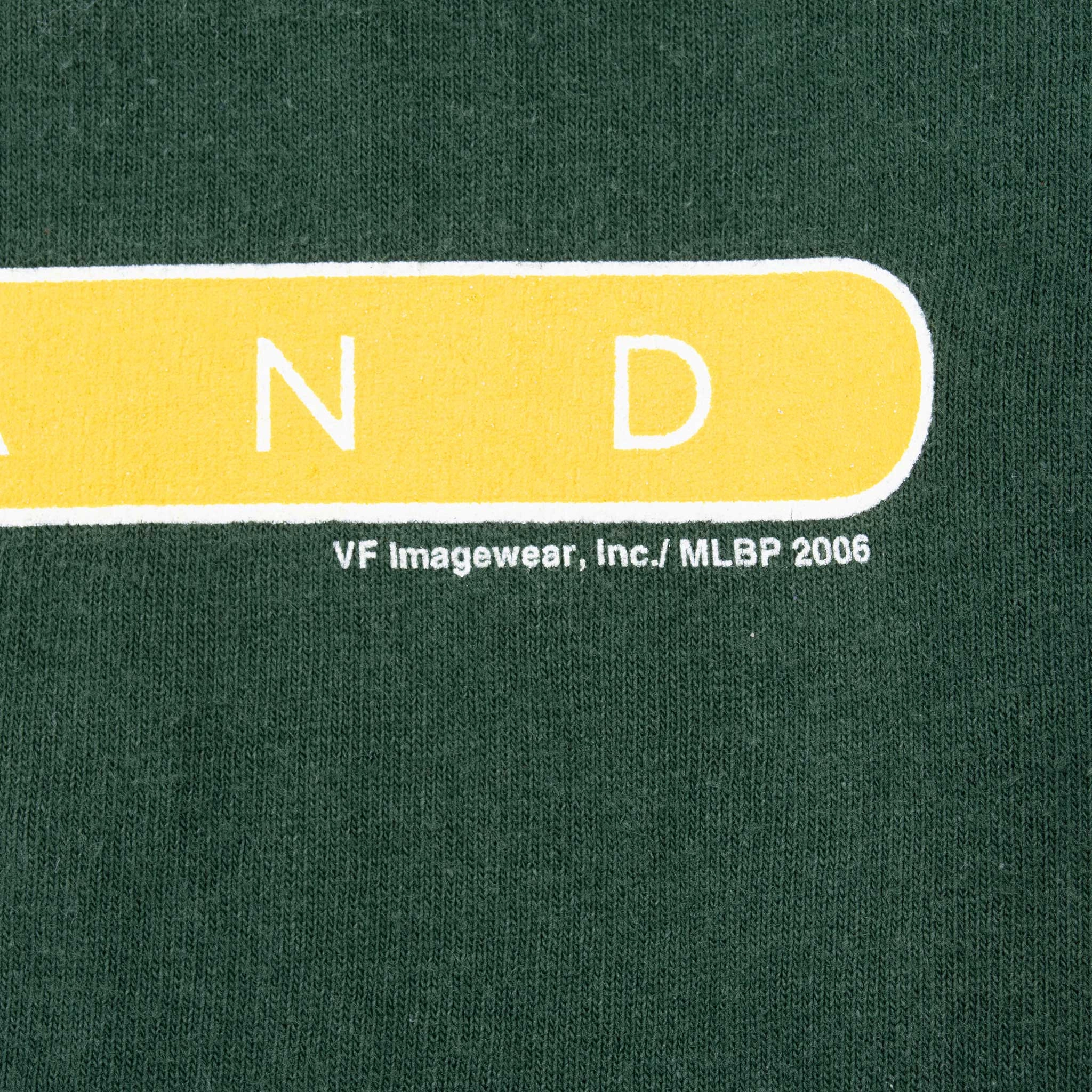VINTAGE MLB OAKLAND ATHLETICS 2006 TEE SHIRT XL