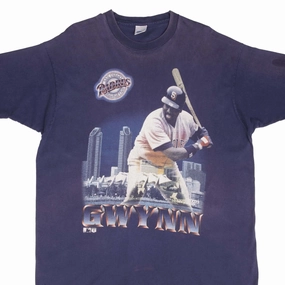 VINTAGE MLB SAN DIEGO PADRES TONY GWYNN 1995 TEE SHIRT SIZE XL MADE IN USA
