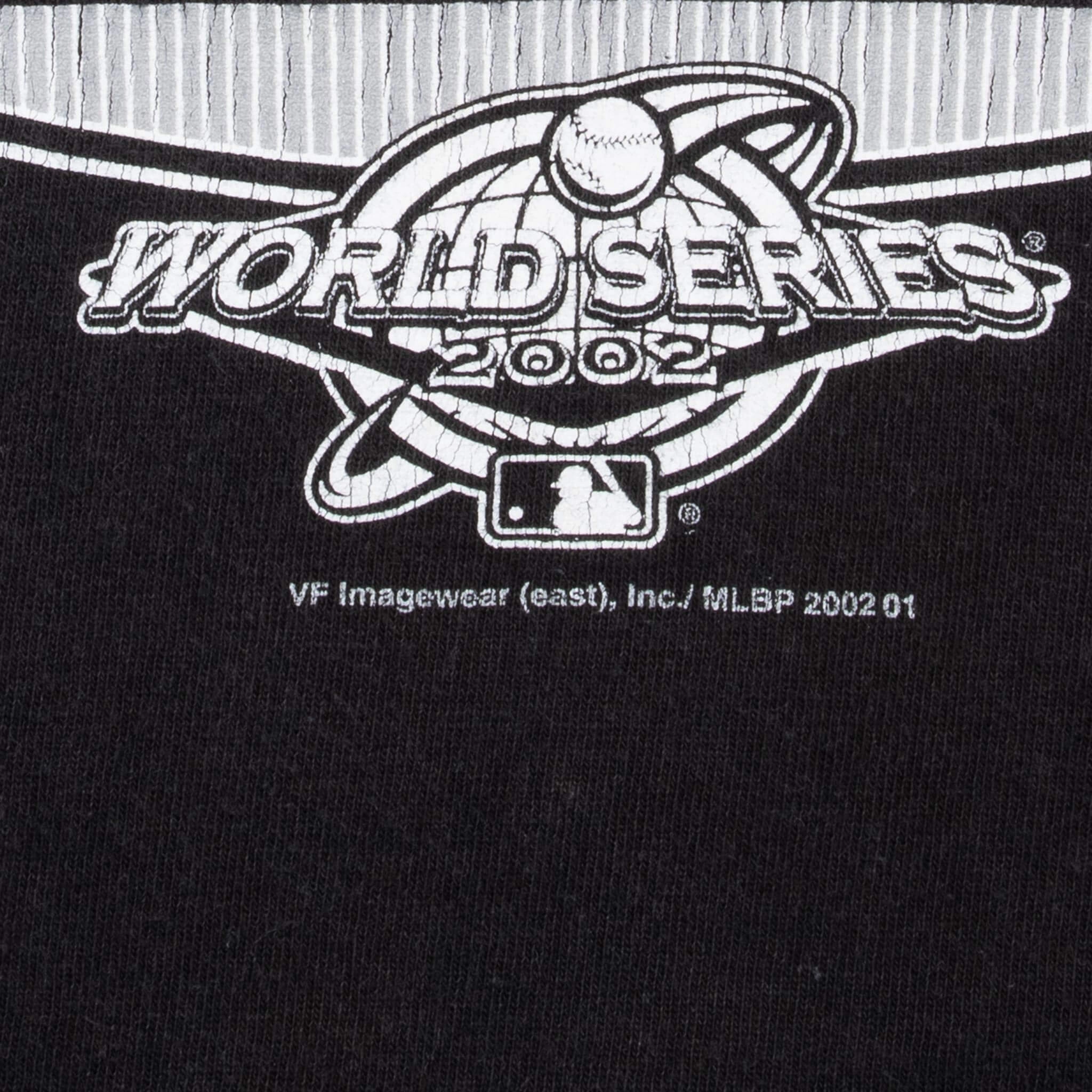 VINTAGE MLB SAN FRANCISCO GIANTS WORLD SERIES 2002 TEE SHIRT XL