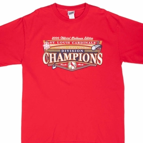 VINTAGE MLB ST LOUIS CARDINALS CHAMPIONS 2000 TEE SHIRT XL