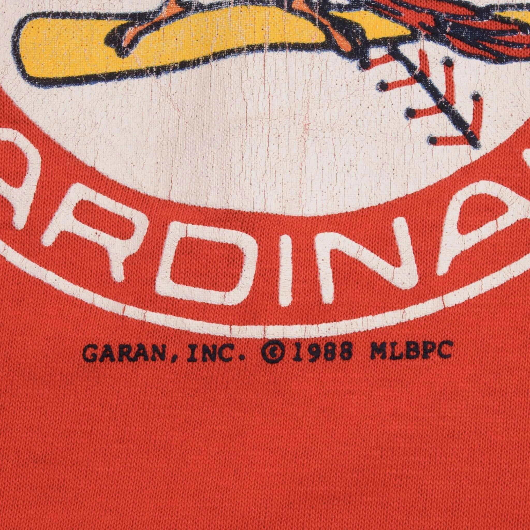 VINTAGE MLB ST LOUIS CARDINALS TEE SHIRT 1988 SIZE XL MADE IN USA