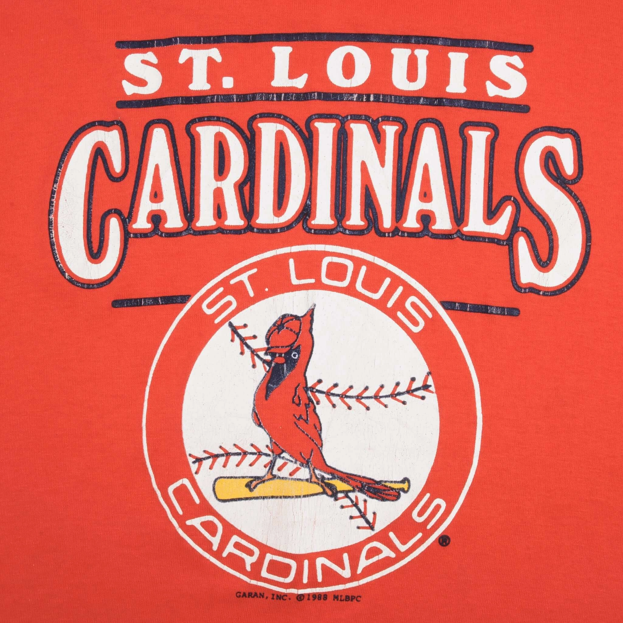 VINTAGE MLB ST LOUIS CARDINALS TEE SHIRT 1988 SIZE XL MADE IN USA