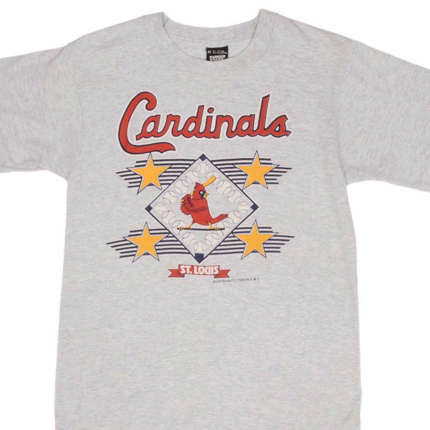 VINTAGE MLB ST LOUIS CARDINALS TEE SHIRT 1992 SIZE SMALL MADE IN USA