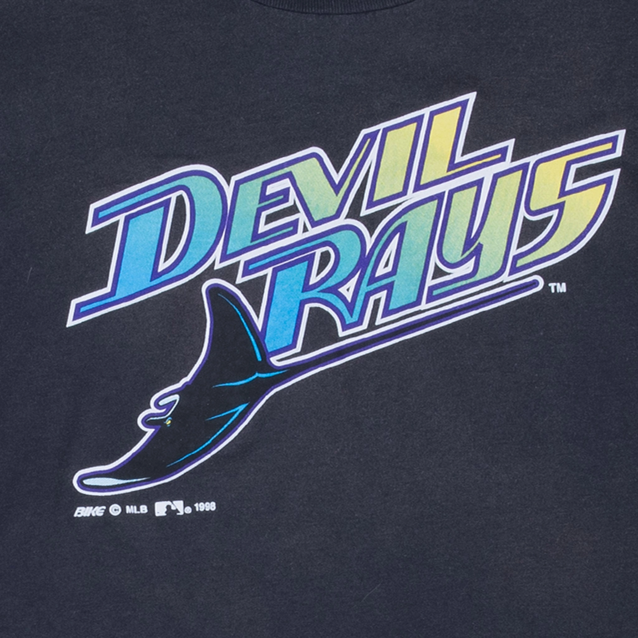 VINTAGE MLB TAMPA BAY DEVIL RAYS TEE SHIRT 1998 XL MADE IN USA