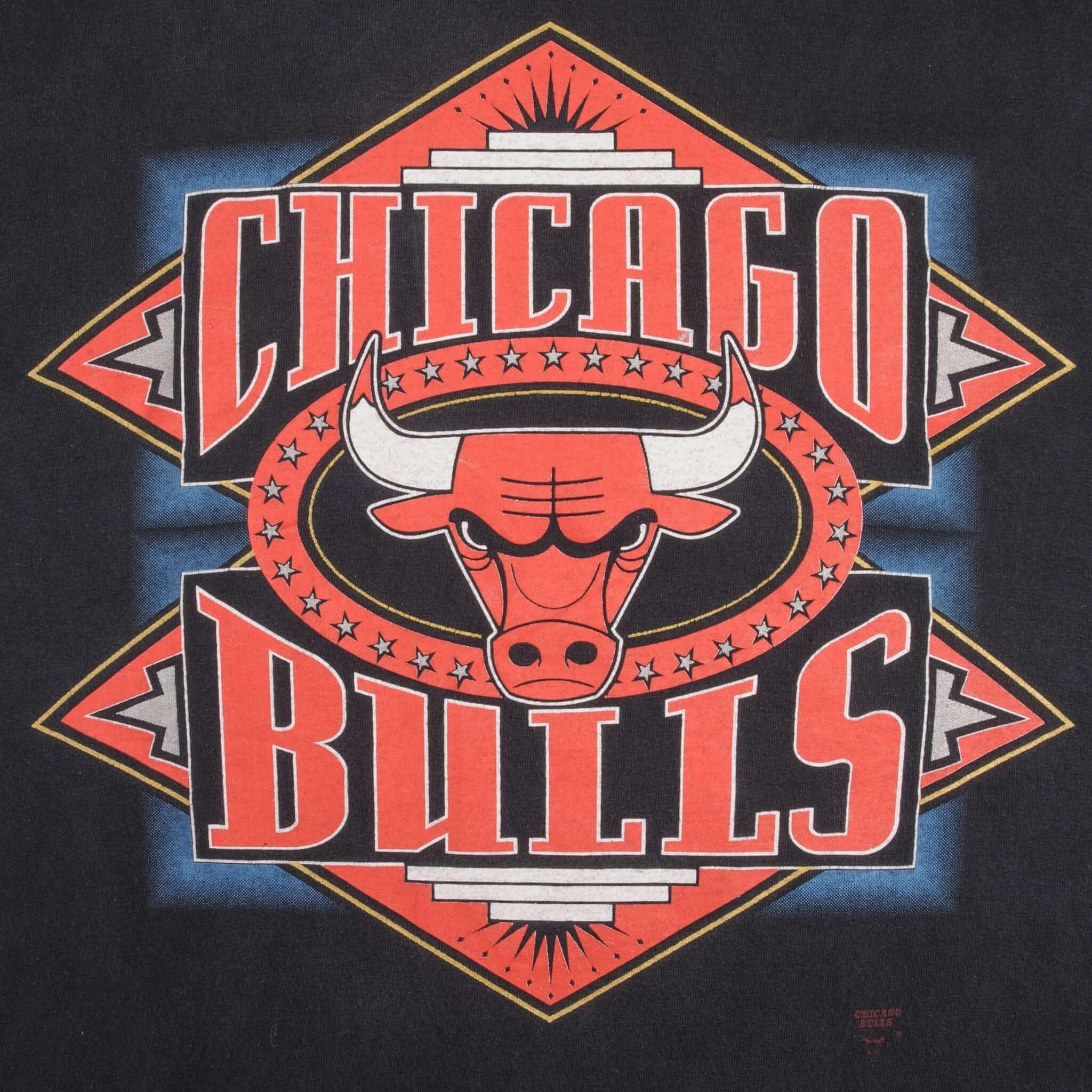 VINTAGE NBA CHICAGO BULLS 1990S TEE SHIRT SIZE LARGE MADE IN USA