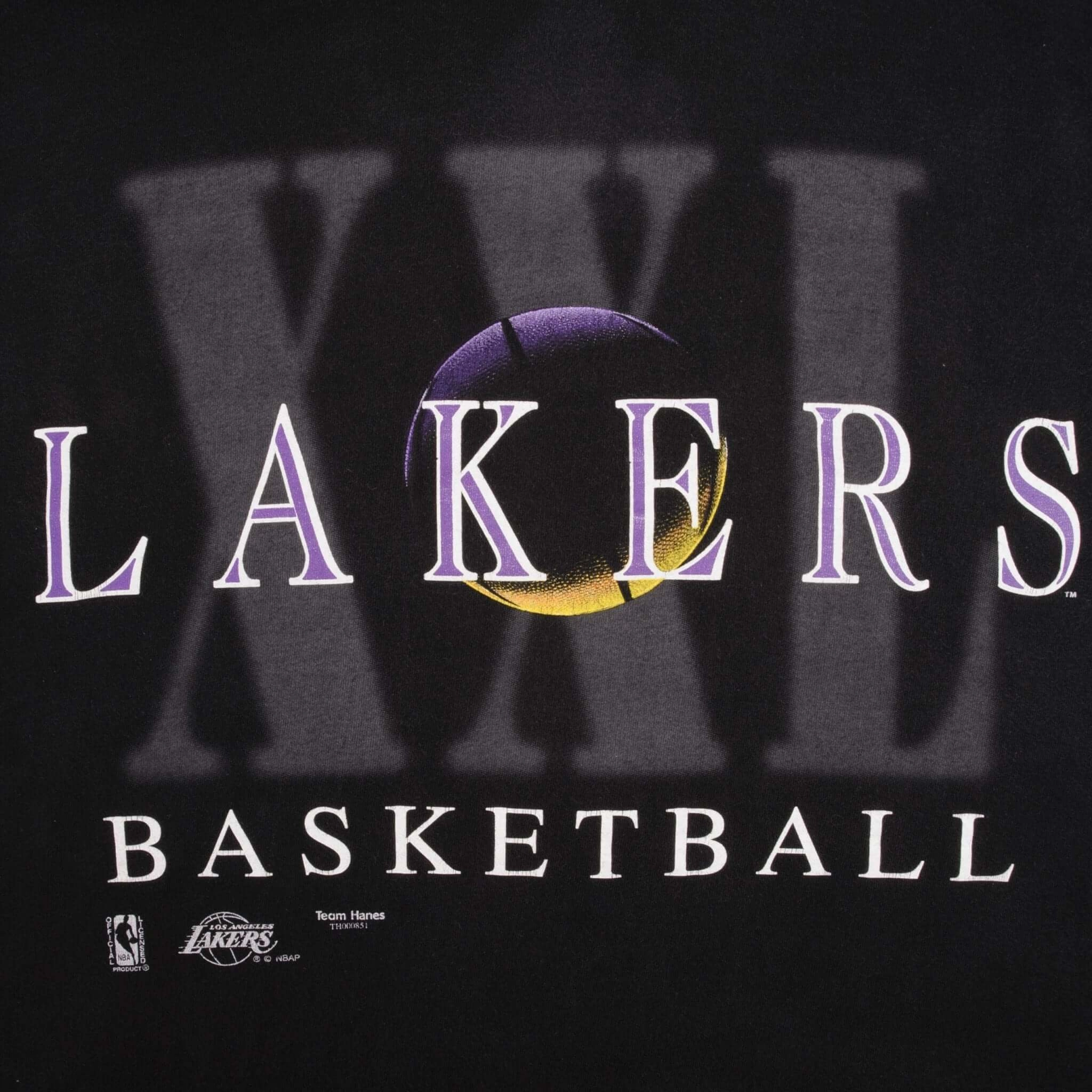 VINTAGE NBA LOS ANGELES LAKERS 1990S TEE SHIRT SIZE XL