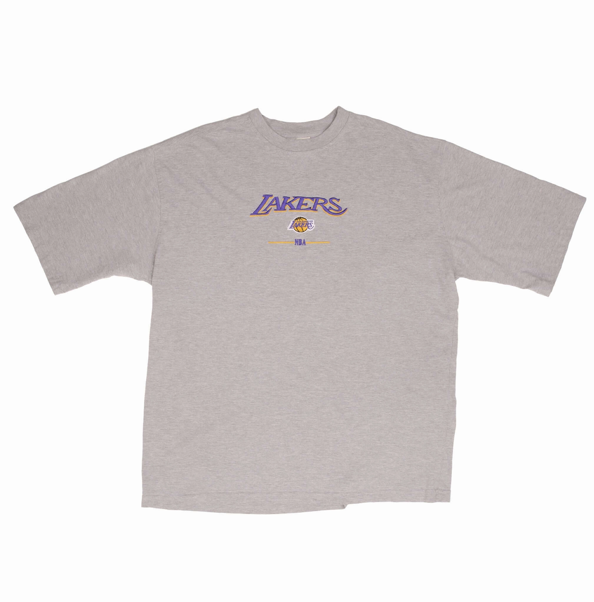 VINTAGE NBA LOS ANGELES LAKERS EMBROIDERED 1990S TEE SHIRT SIZE XL