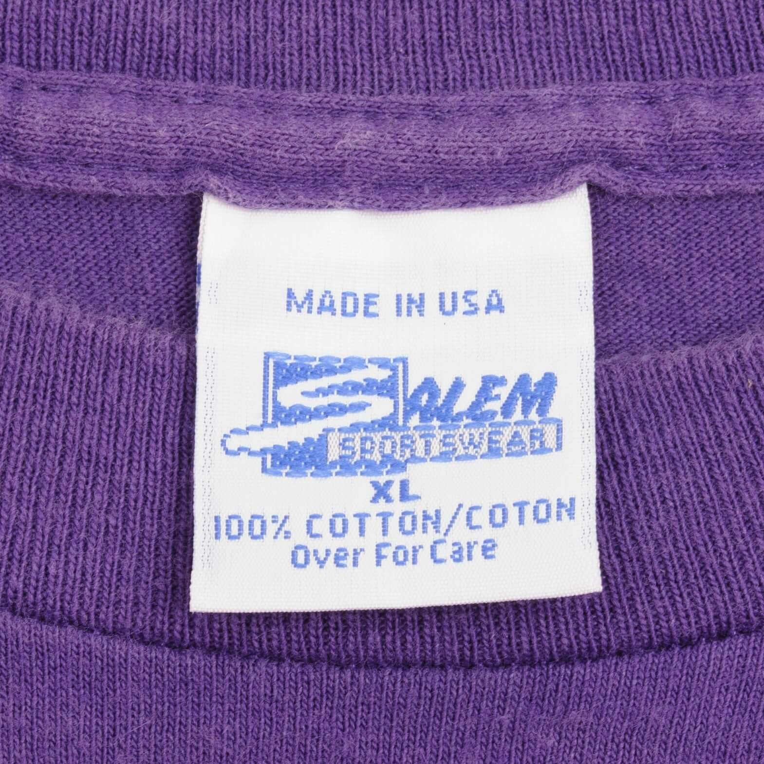 VINTAGE NBA PHOENIX SUNS 1990S TEE SHIRT SIZE XL MADE IN USA