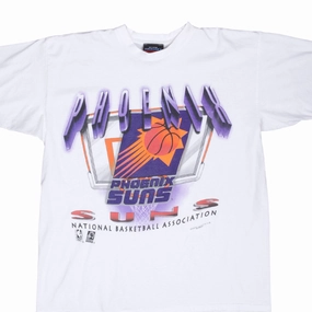 VINTAGE NBA PHOENIX SUNS 1990S WHITE TEE SHIRT XL