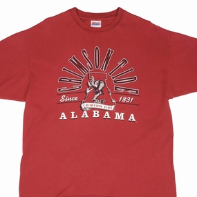 VINTAGE NCAA ALABAMA CRIMSON TIDE 1990S TEE SHIRT SIZE XL MADE IN USA