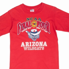 VINTAGE NCAA ARIZONA WILDCATS FINAL FOUR 1988 TEE SHIRT LARGE MADE IN USA