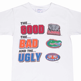 VINTAGE NCAA CRIMSON TIDE GATORS TIGERS 1990S TEE SHIRT SMALL