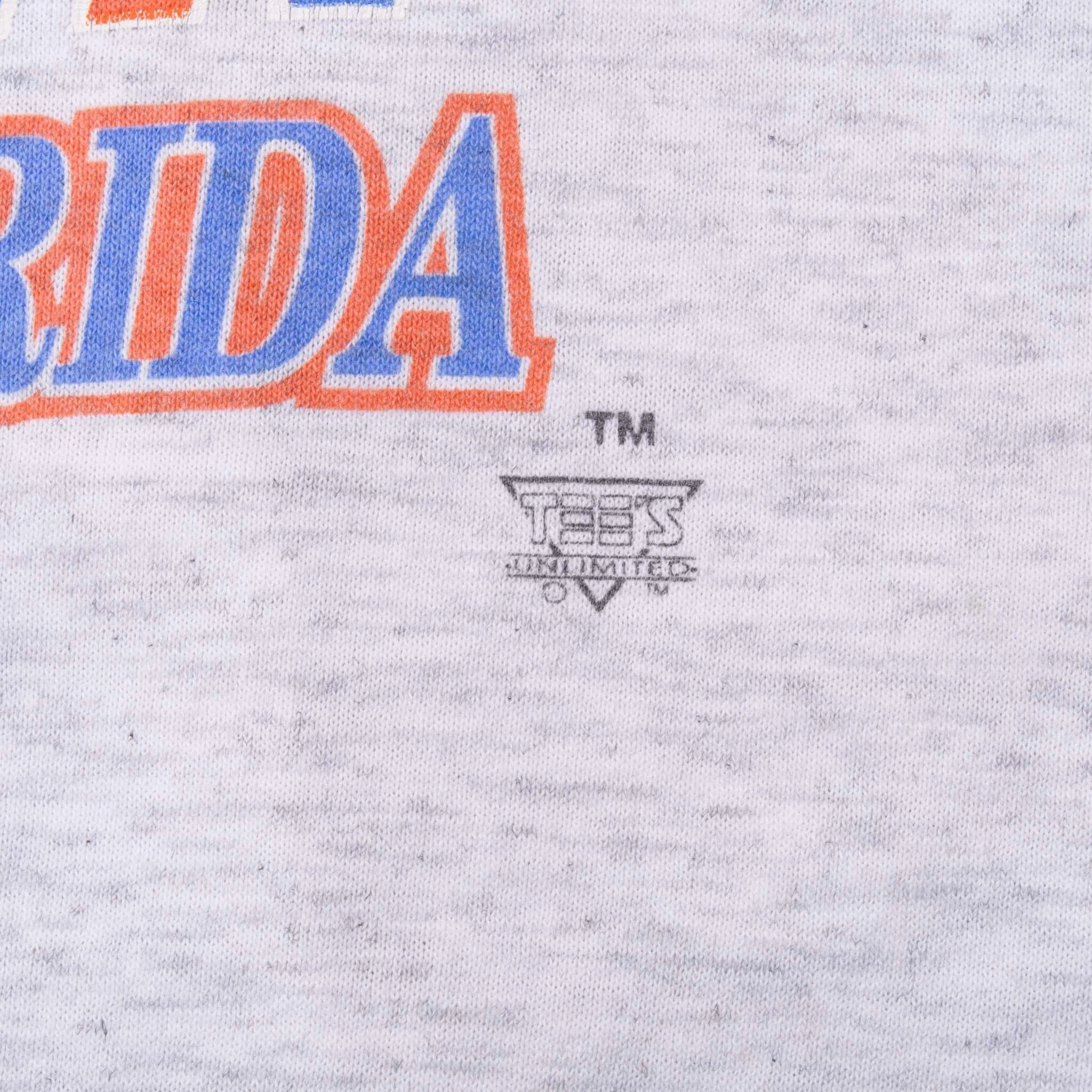 VINTAGE NCAA FLORIDA GATORS 1990S TEE SHIRT LARGE MADE IN USA