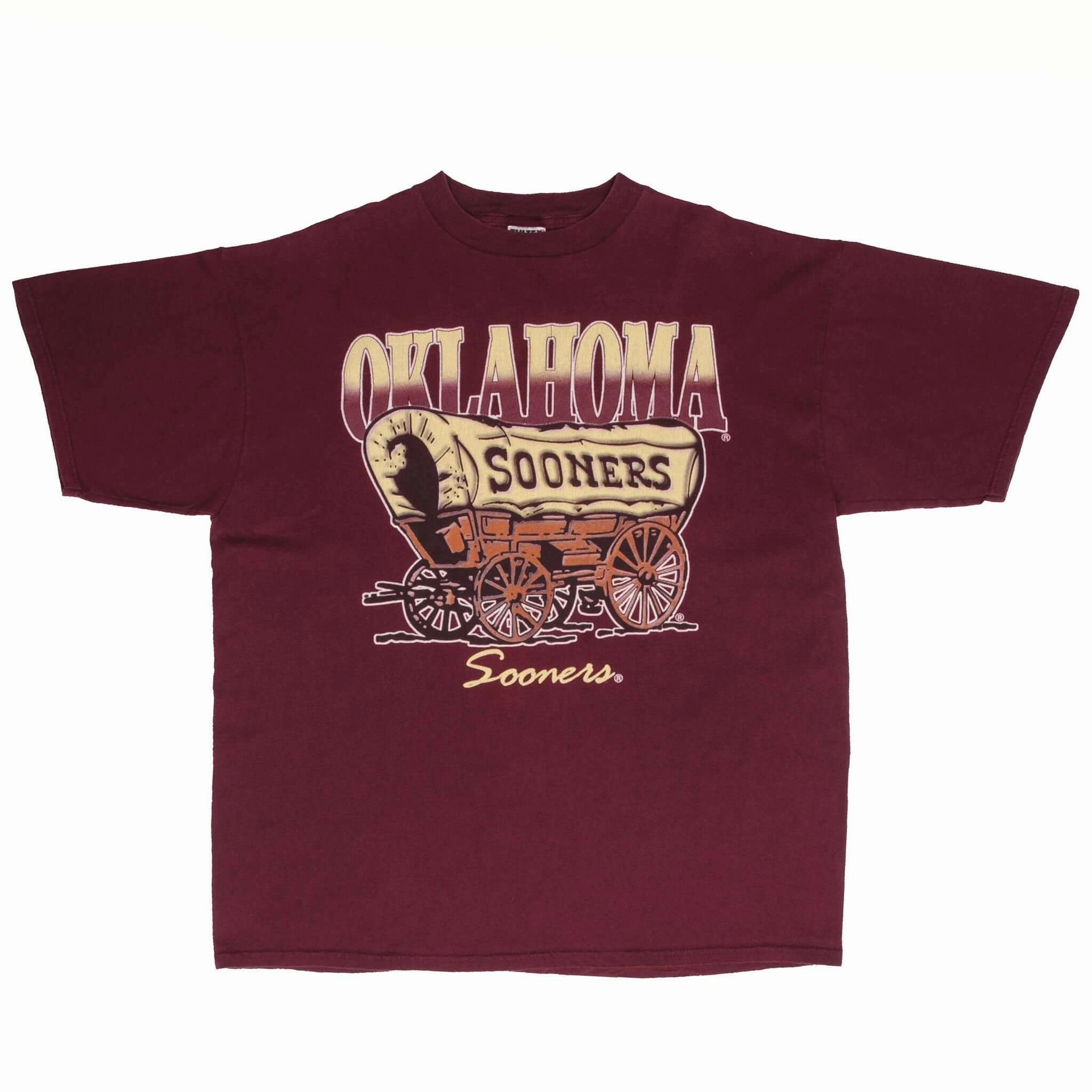 VINTAGE NCAA OKLAHOMA UNIVERSITY SOONERS 1990S TEE SHIRT SIZE 2XL