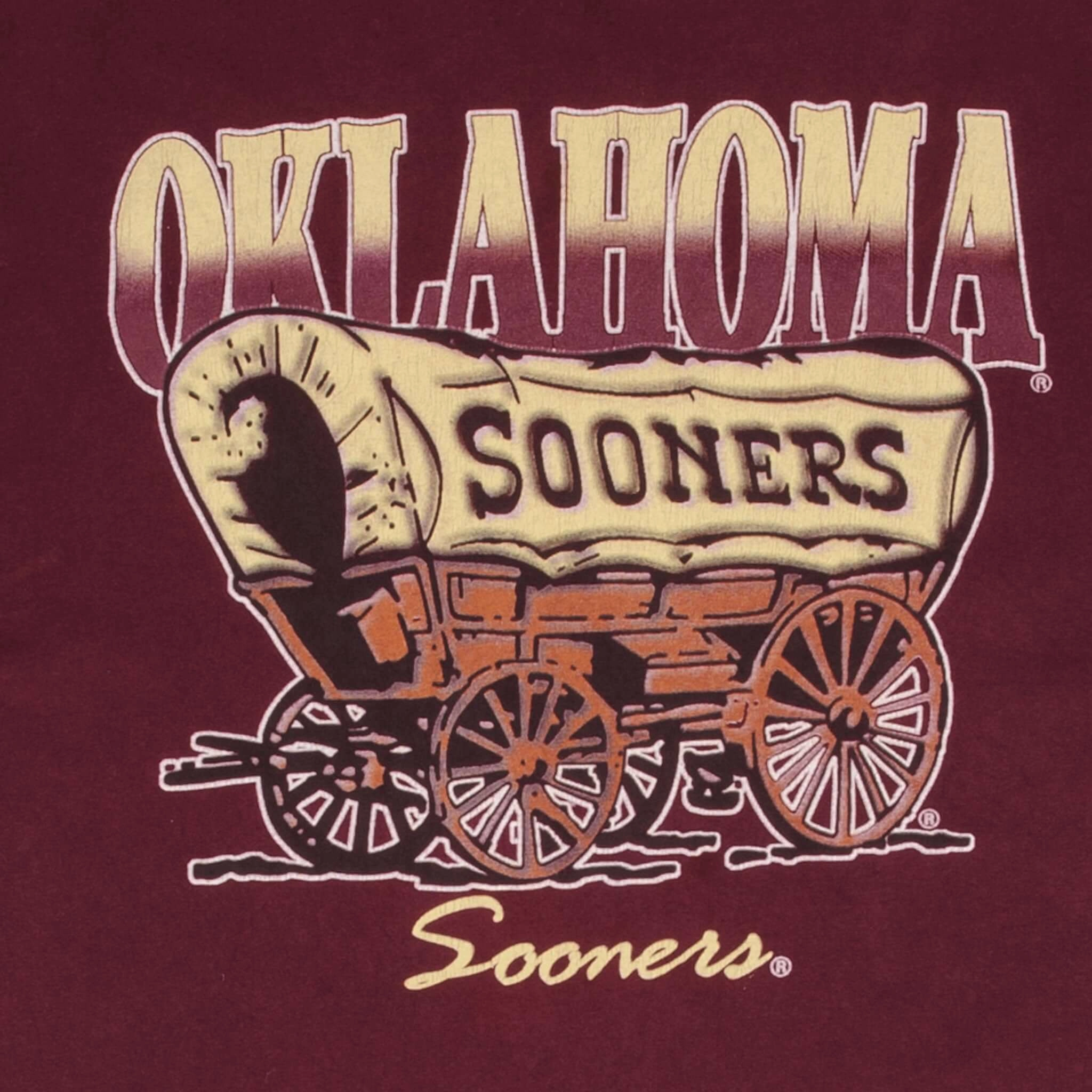 VINTAGE NCAA OKLAHOMA UNIVERSITY SOONERS 1990S TEE SHIRT SIZE 2XL