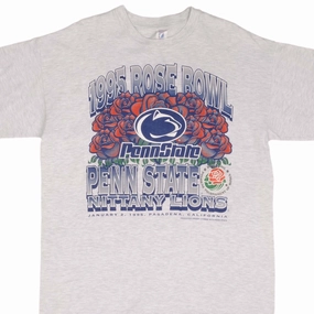 VINTAGE NCAA PENN STATE NITTANY LIONS ROSE BOWL 1995 TEE SHIRT XL MADE IN USA