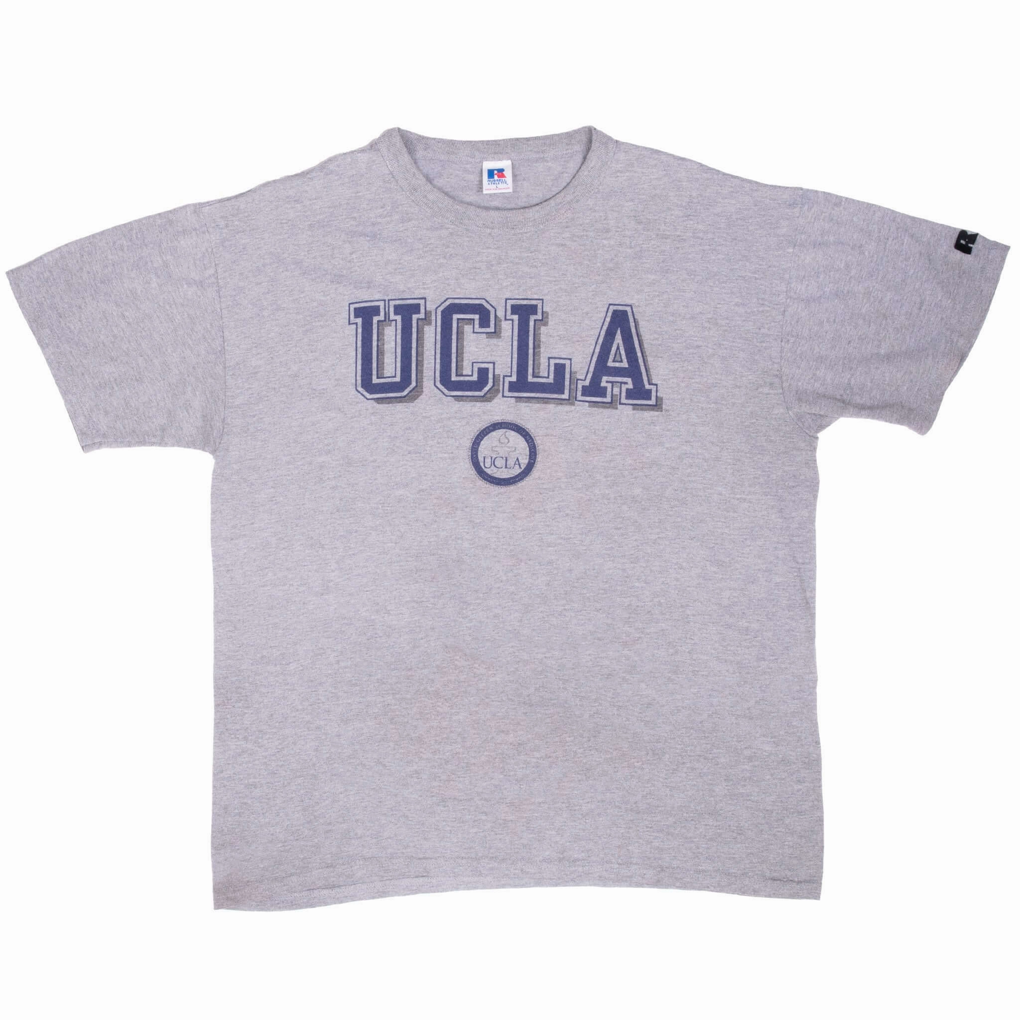 VINTAGE NCAA UCLA BRUINS GREY TEE SHIRT LARGE