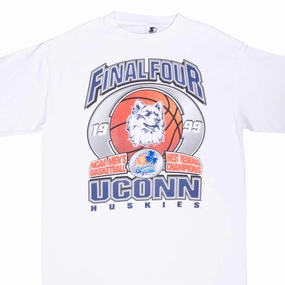 VINTAGE NCAA UCONN HUSKIES FINAL FOUR 1999 TEE SHIRT LARGE