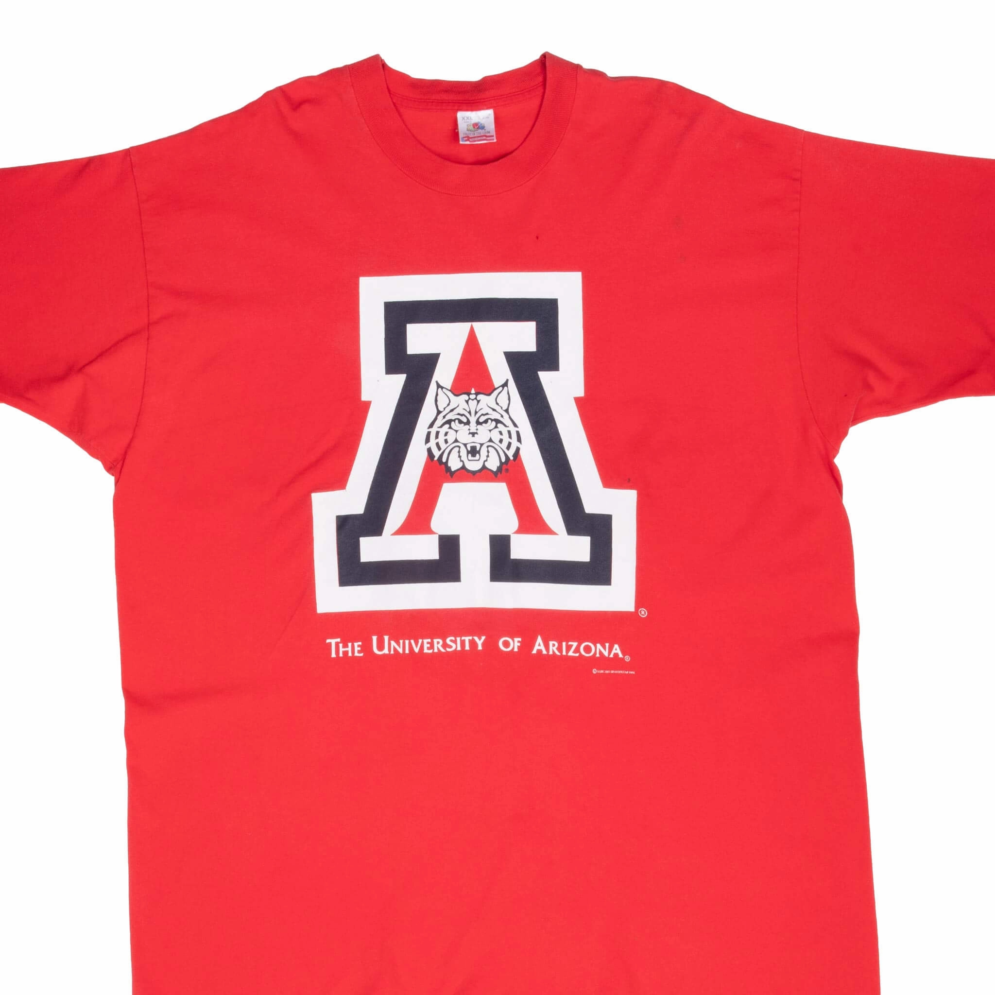 VINTAGE NCAA UNIVERSITY OF ARIZONA 1990S TEE SHIRT 2XL MADE IN USA