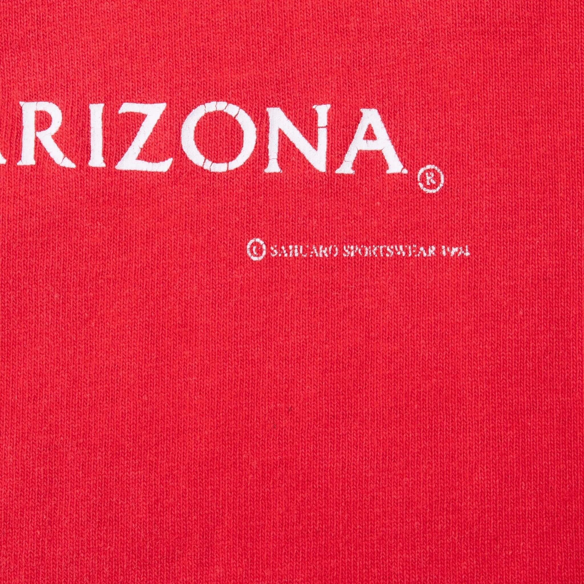 VINTAGE NCAA UNIVERSITY OF ARIZONA 1990S TEE SHIRT 2XL MADE IN USA