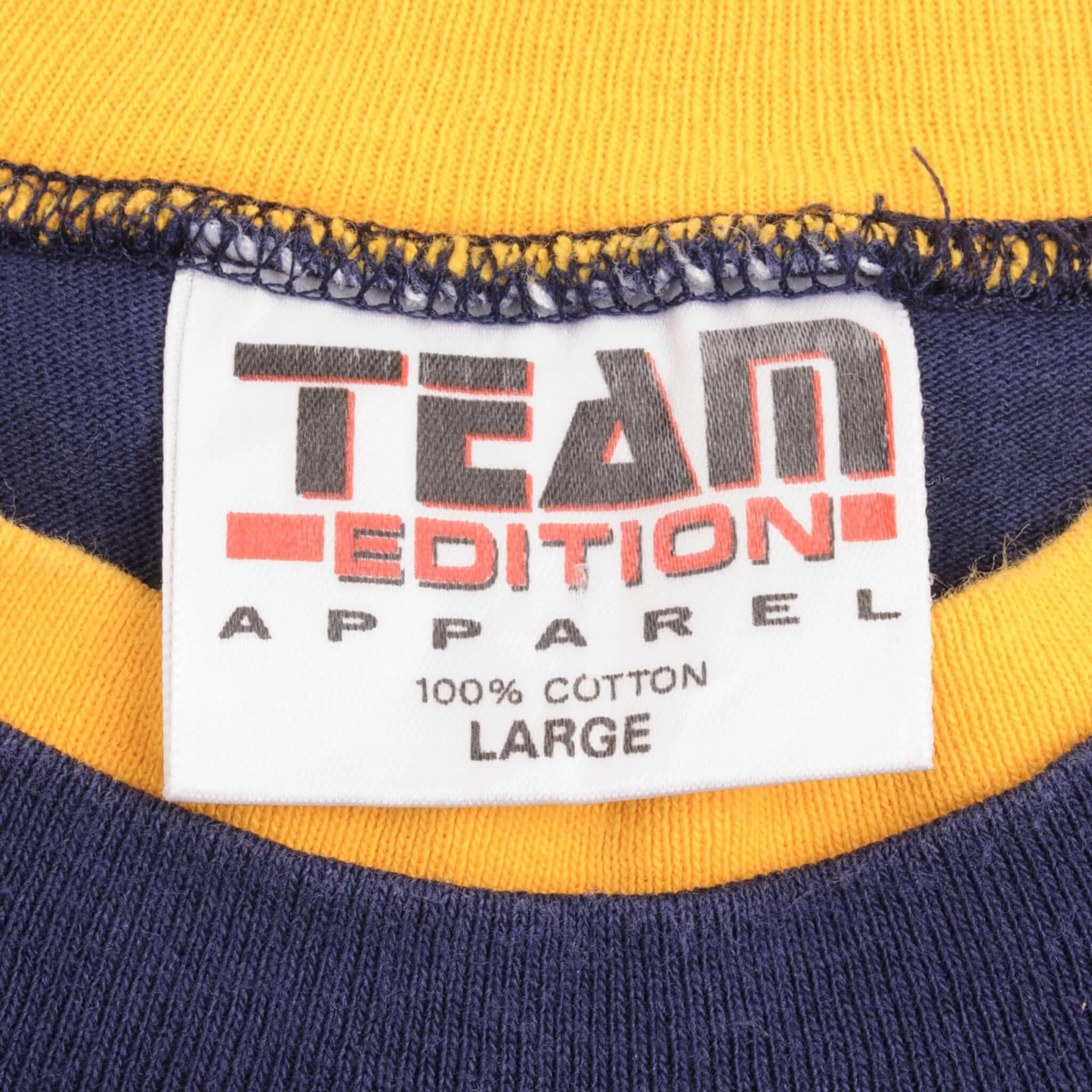 VINTAGE NCAA UNIVERSITY OF MICHIGAN WOLVERINES TEE SHIRT 1990S SIZE LARGE
