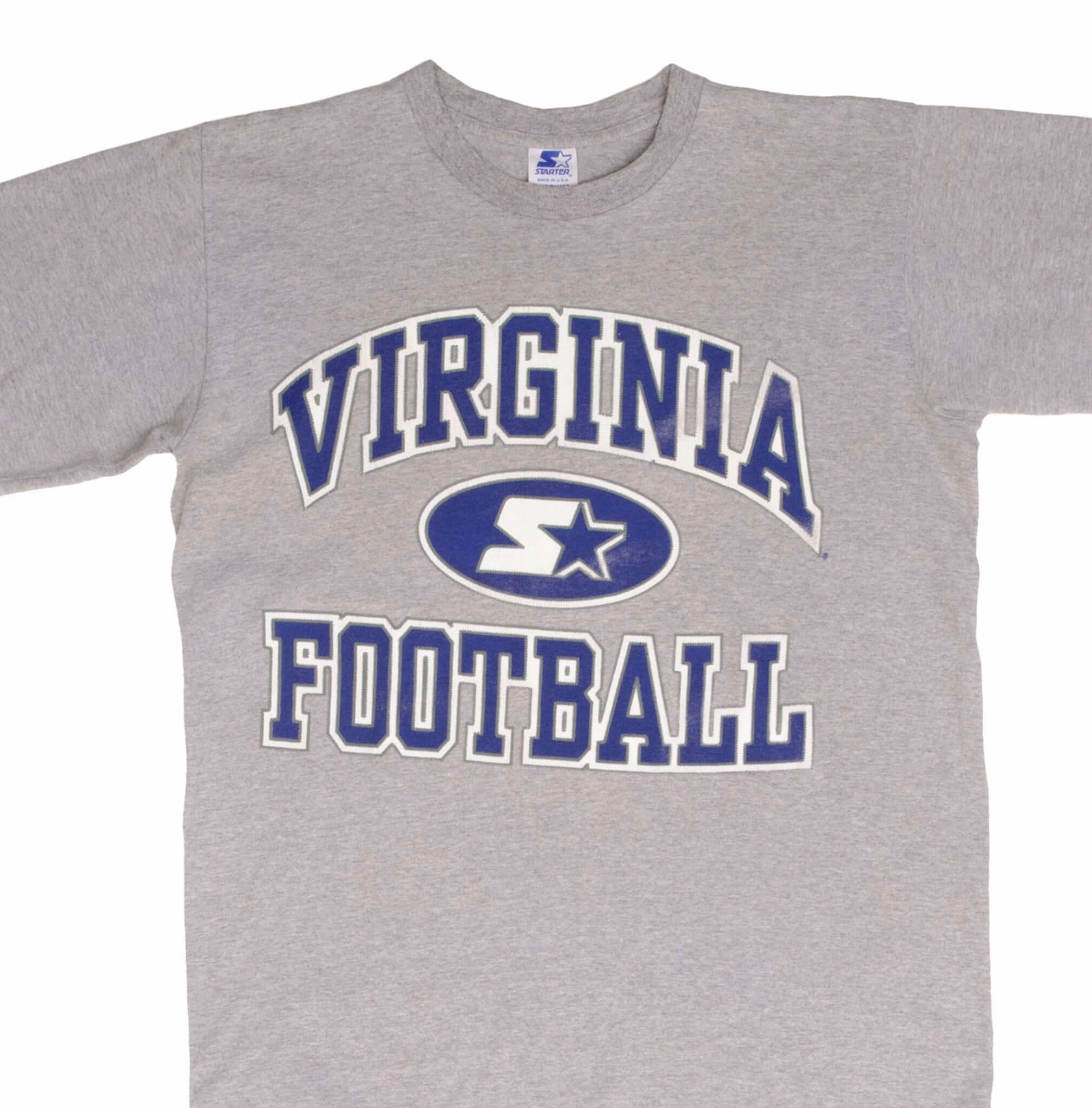 VINTAGE NCAA VIRGINIA CAVALIERS FOOTBALL 1990S TEE SHIRT MEDIUM MADE IN USA