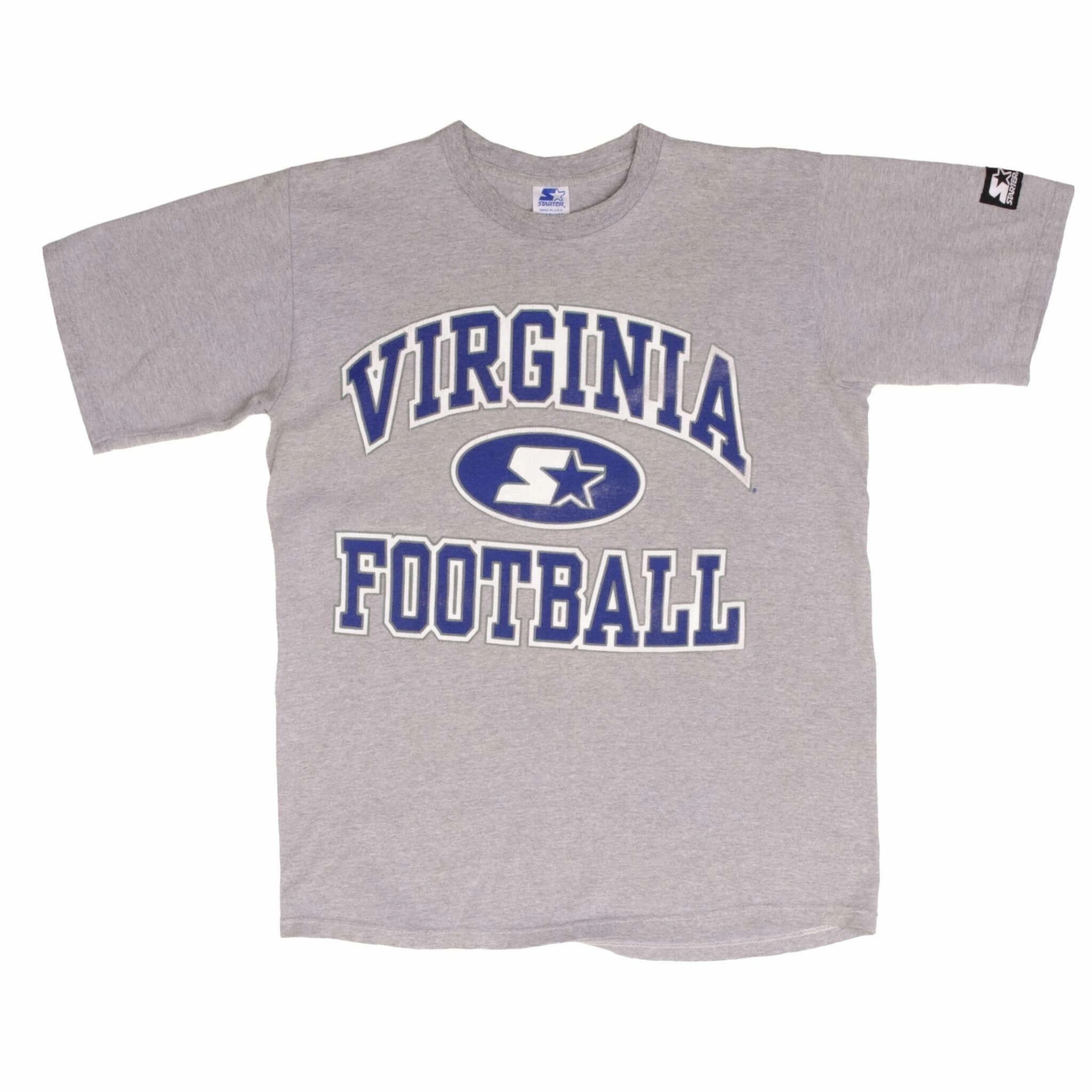 VINTAGE NCAA VIRGINIA CAVALIERS FOOTBALL 1990S TEE SHIRT MEDIUM MADE IN USA