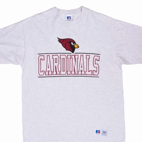 VINTAGE NFL ARIZONA CARDINALS 1990S GREY TEE SHIRT LARGE MADE IN USA