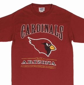 VINTAGE NFL ARIZONA CARDINALS 1997 RED TEE SHIRT SIZE LARGE